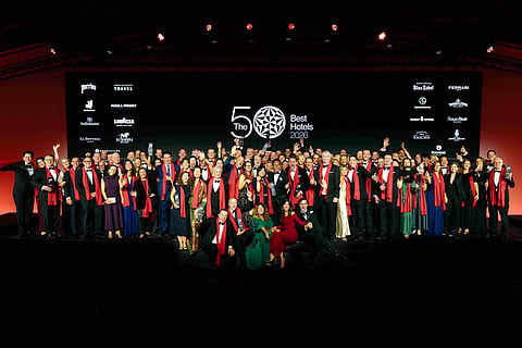 The World’s 50 Best Hotels 2026 awards ceremony in Paris