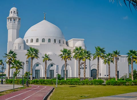 A mosque in Dammam, Saudi Arabia