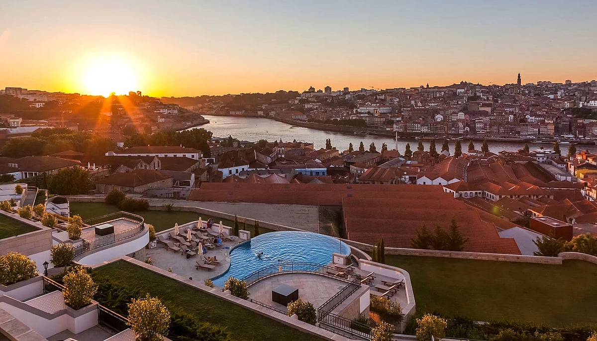 Official Website/the-yeatman-hotel.com : Aerial view of The Yeatman hotel, Portugal