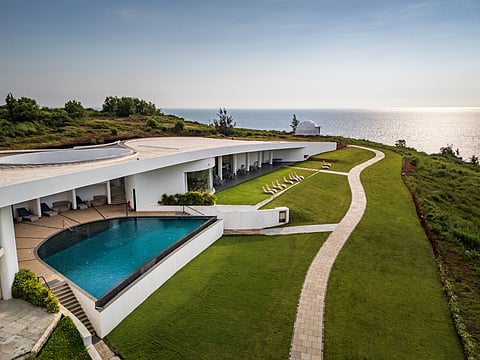 Araqila is a clifftop estate on an under-touristed stretch of the Konkan coast