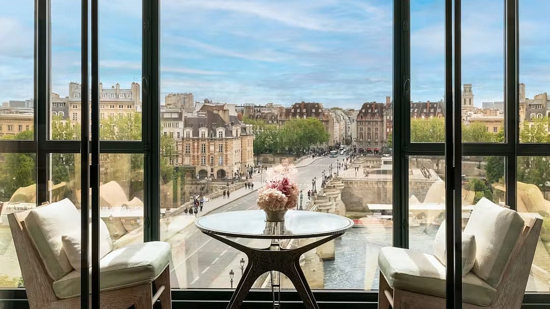 View from Cheval Blanc Paris
