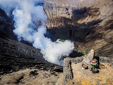 A Sacred Mountain, An Active Volcano