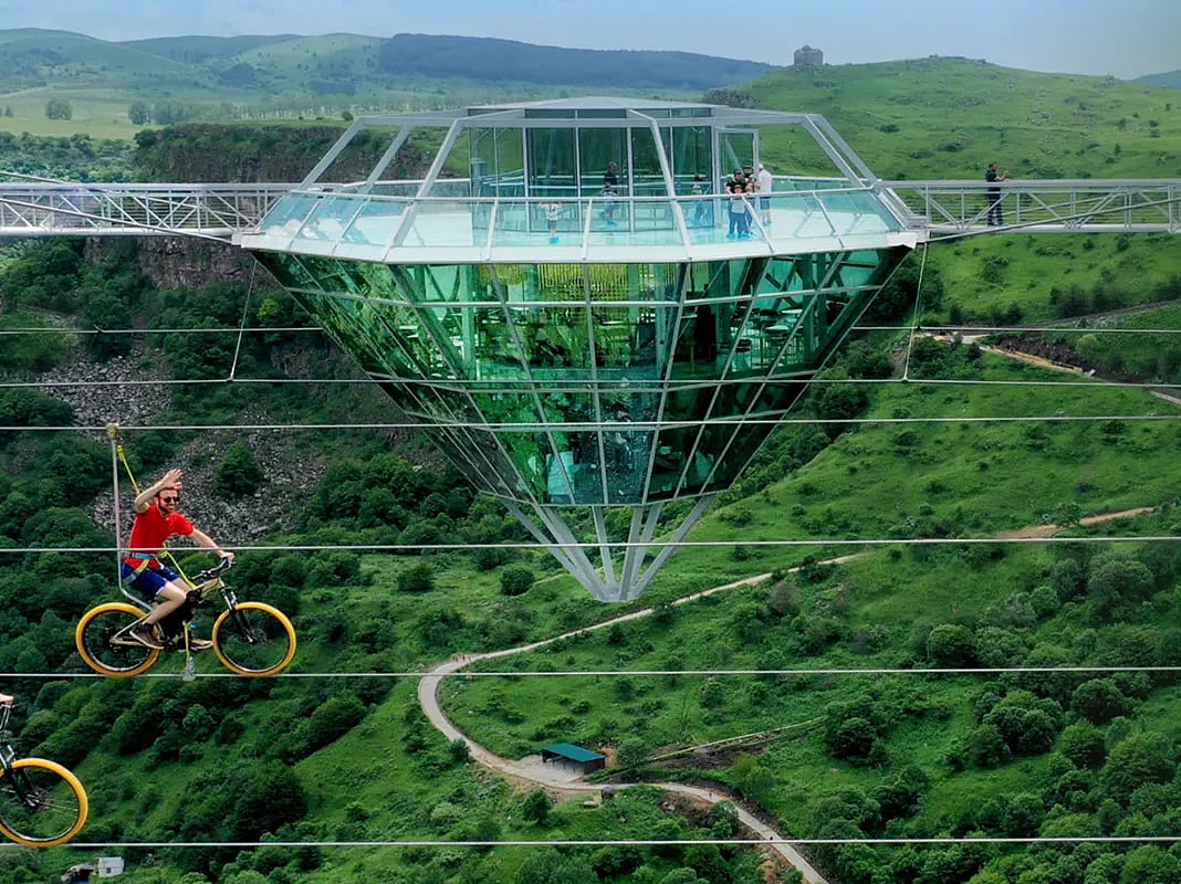 The bike trail