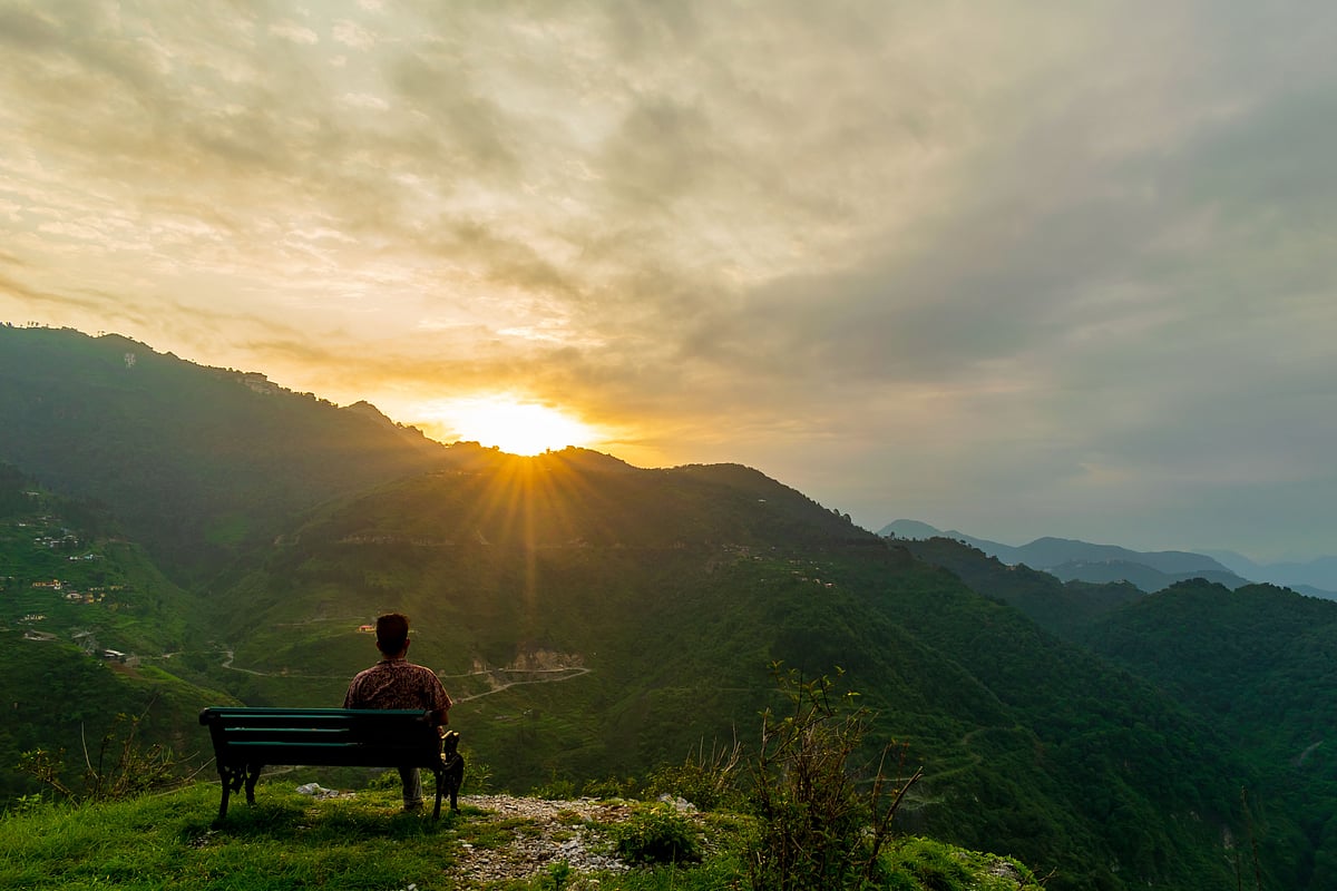 Amidst the hills in Mussoorie