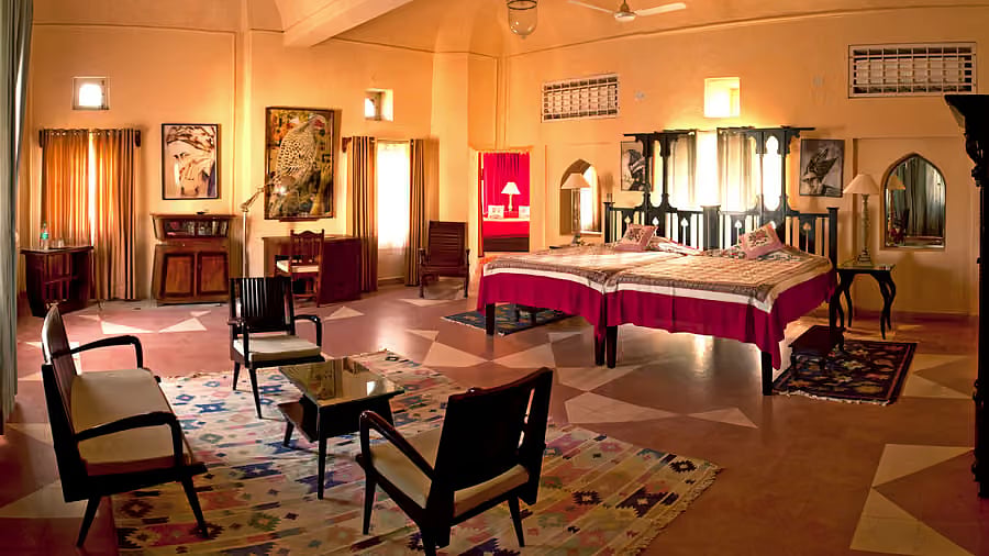 The Rani Mahal in the Tijara Fort-Palace