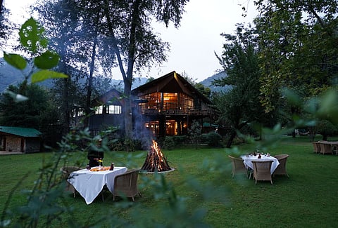 Span Resort and Spa is spread across 12 acres of walnut orchards