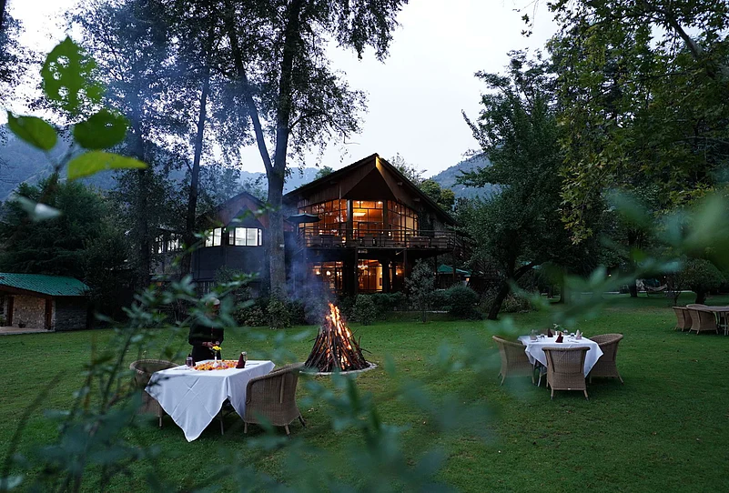 Span Resort and Spa is spread across 12 acres of walnut orchards