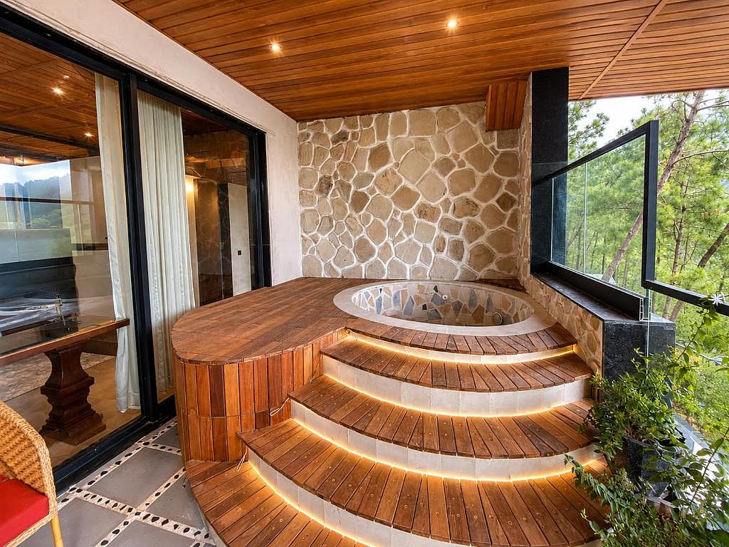 Spend your day amidst pine forests and mountain views, with quiet corners designed for a restful hill escape