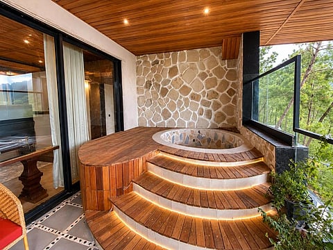 Spend your day amidst pine forests and mountain views, with quiet corners designed for a restful hill escape