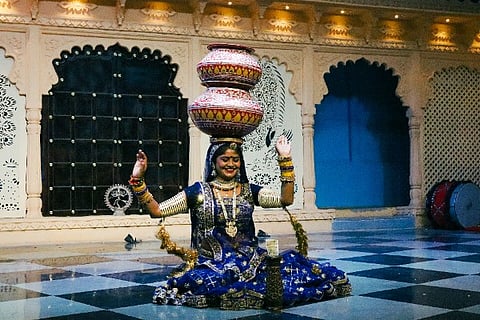 A traditional Matki performance