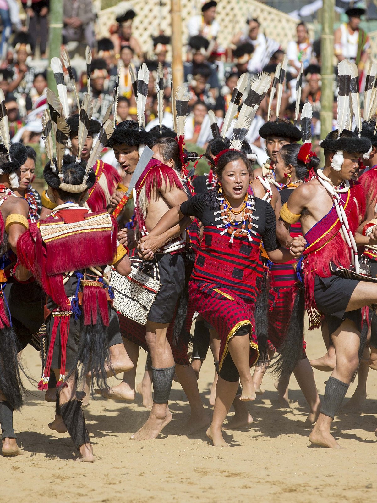 Shutterstock : Cultural troupes perform indigenous dances during the Hornbill Festival in Kohima