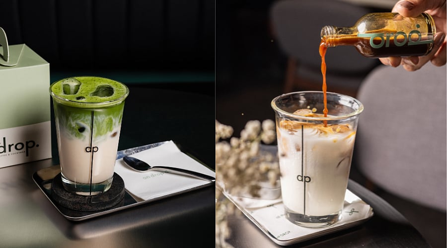 The iced lattes at The Drop make it worth the visit