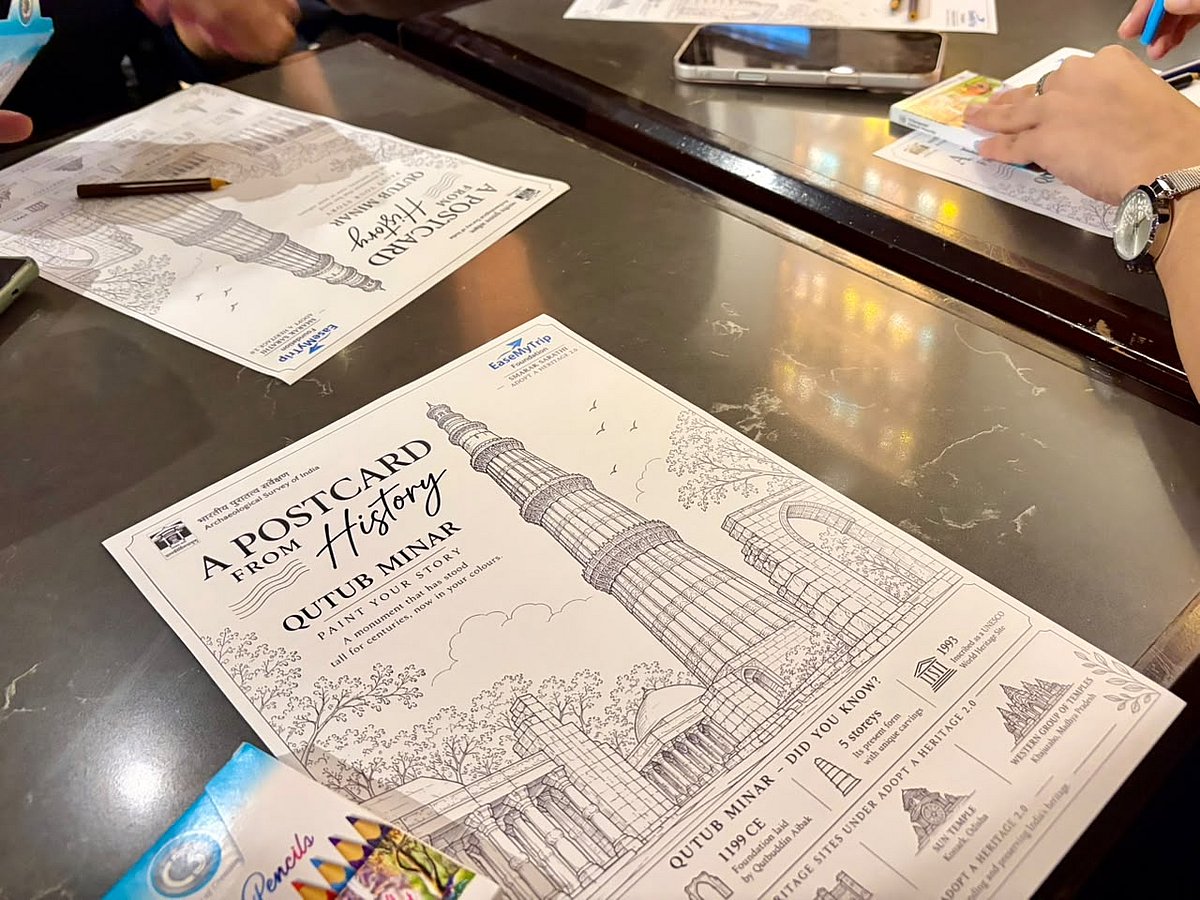 Postcard painting at SAVEE Café