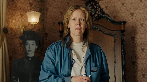 Sarah Paulson as Aileen Carol Wuornos at the Lizzie Borden House