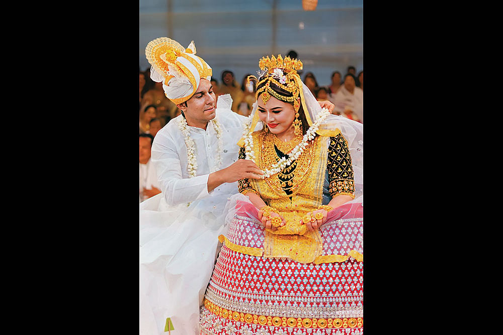 Courtesy: Cupcake Productions : Laishram and Hooda embrace Meitei wedding traditions