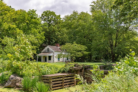 The 184.5-mile C&O Canal Towpath runs from Georgetown in Washington, DC, to Cumberland in western Maryland