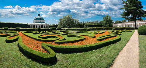 The Flower Garden, also known as Květná zahrada in Kroměříž 