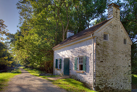 Eight restored lockhouses along the C&O Canal are available for overnight stays through the Canal Quarters programme
