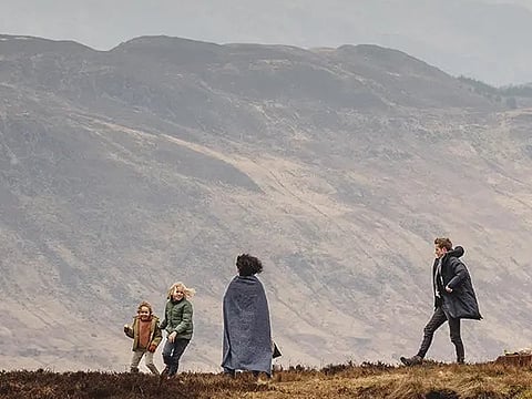 The landscape around Gleneagles Hotel, Scotland