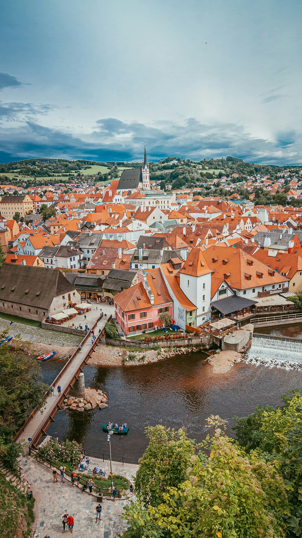 Unsplash : A view of Český Krumlov