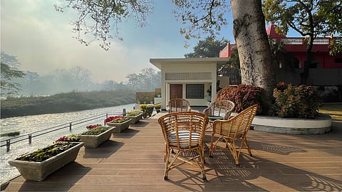 Amrit Bhawan is an eight-room heritage home by the Ganga, with a private ghat and regional Uttarakhand experiences