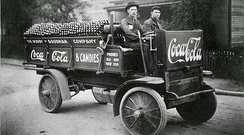 Earlier Coca-Cola Delivery Trucks 