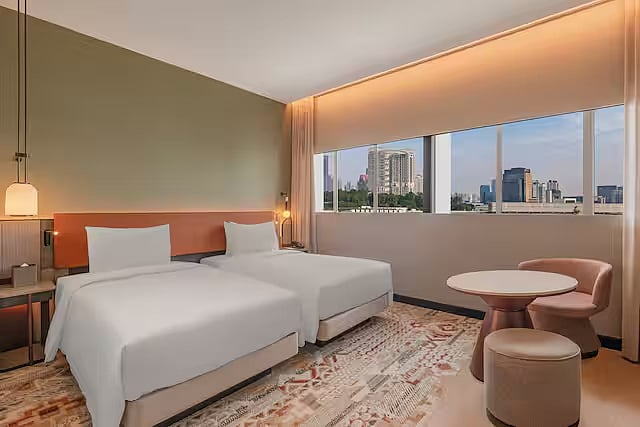 A room at DoubleTree Singapore Robertson Quay