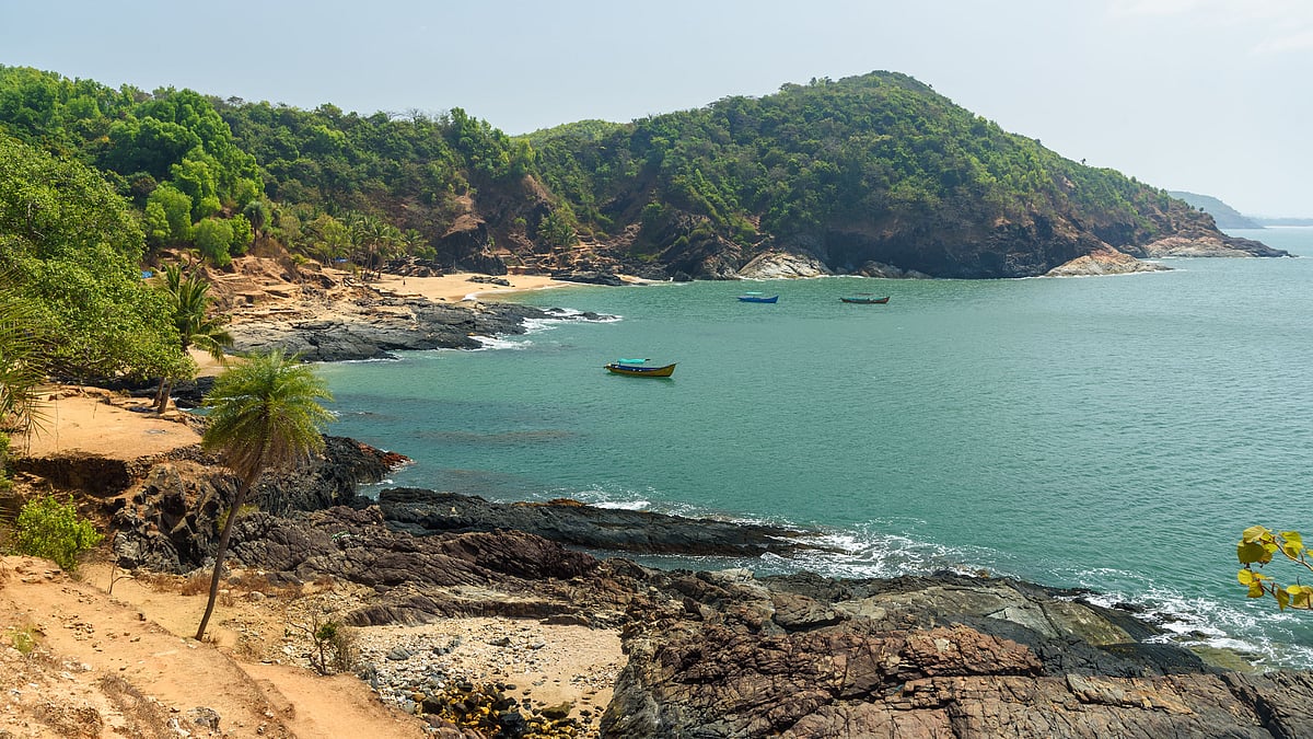 View of Paradise beach in Gokarna