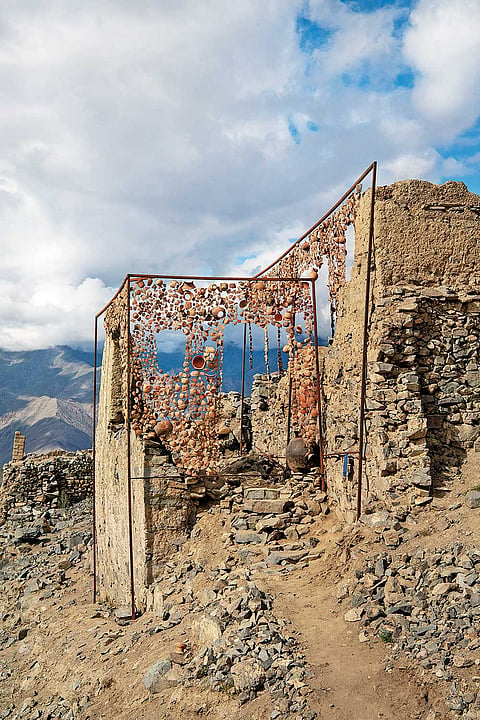Tundup Dorjey's exhibit at the Sā Ladakh Biennale 2026