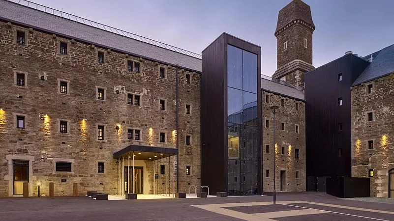 The Bodmin Jail complex is located in Cornwall, England