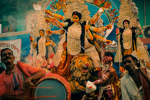 (Representational Image) Matri Mandir Samiti has hosted Durga Puja for decades, preserving traditional rituals while bringing residents together for the annual festivities