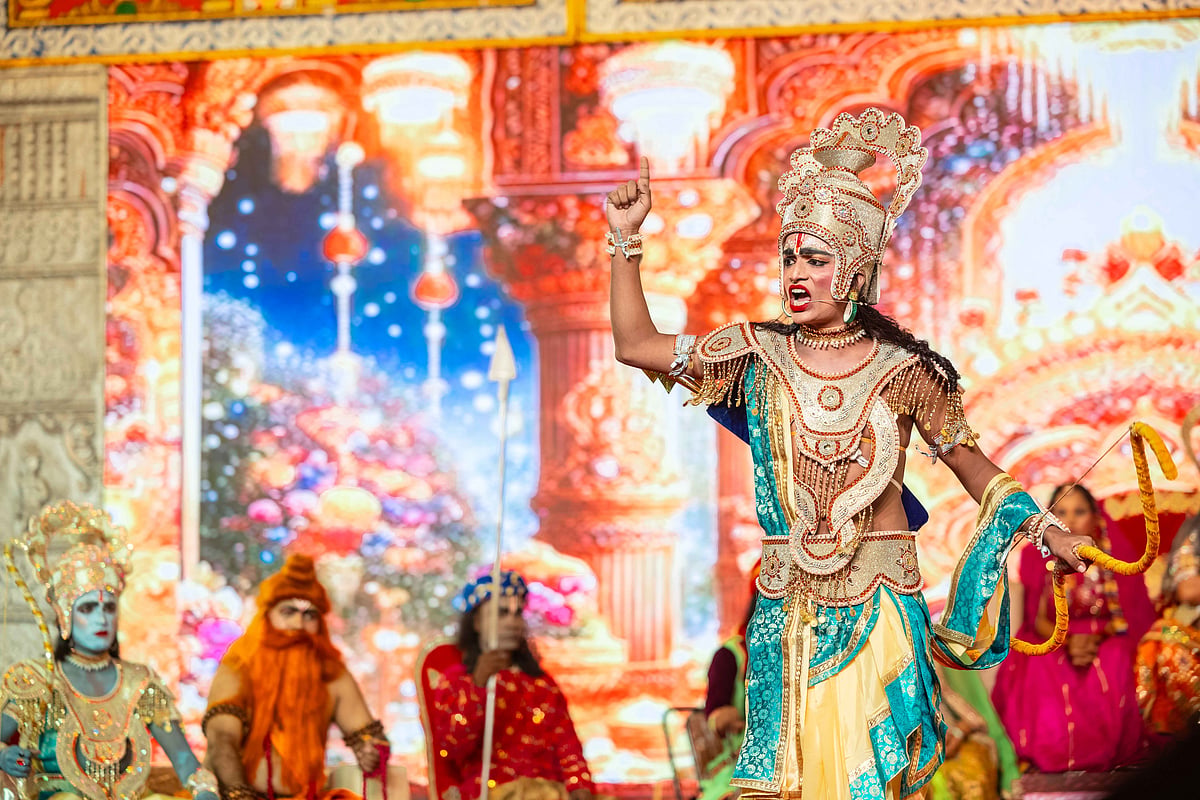 The battle between good and evil takes centre stage during Ramlila celebrations