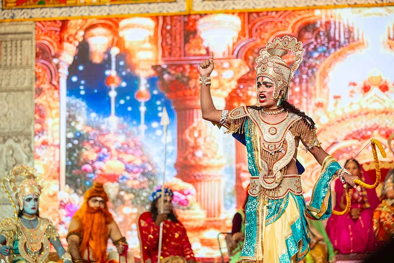 The battle between good and evil takes centre stage during Ramlila celebrations