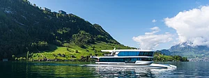 Bürgenstock Resort : Bürgenstock Resort arrival from Lake Lucerne