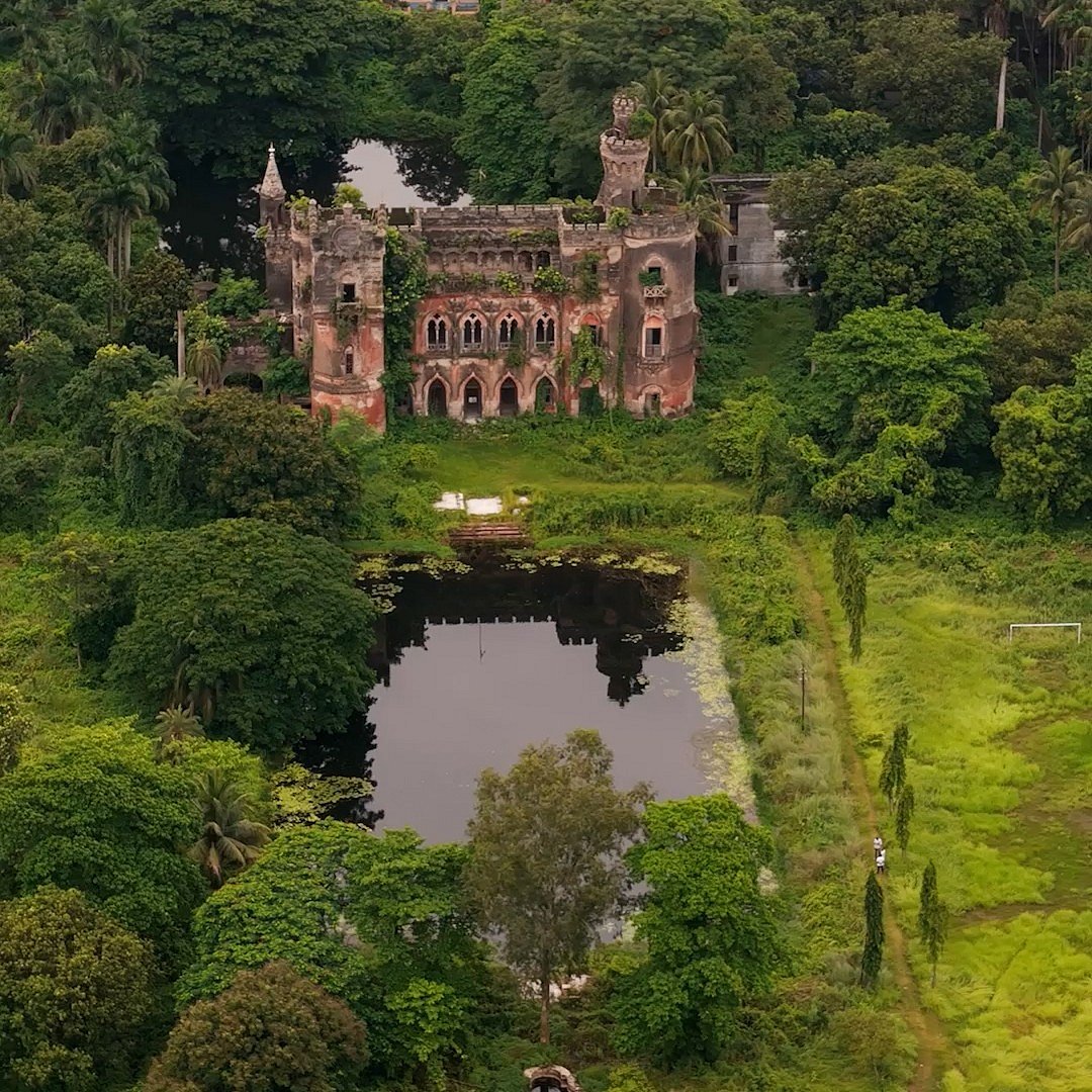 Aerial shot of the Gayen Bari