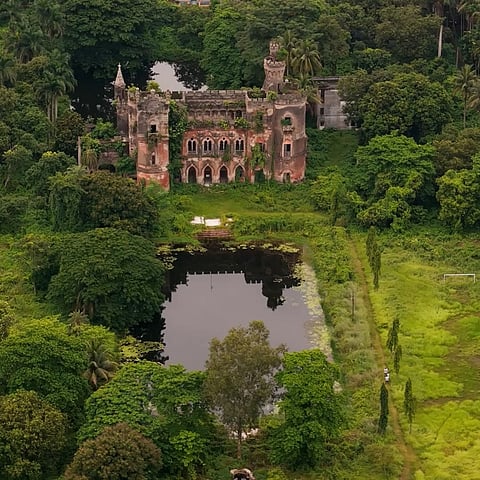 Aerial shot of the Gayen Bari
