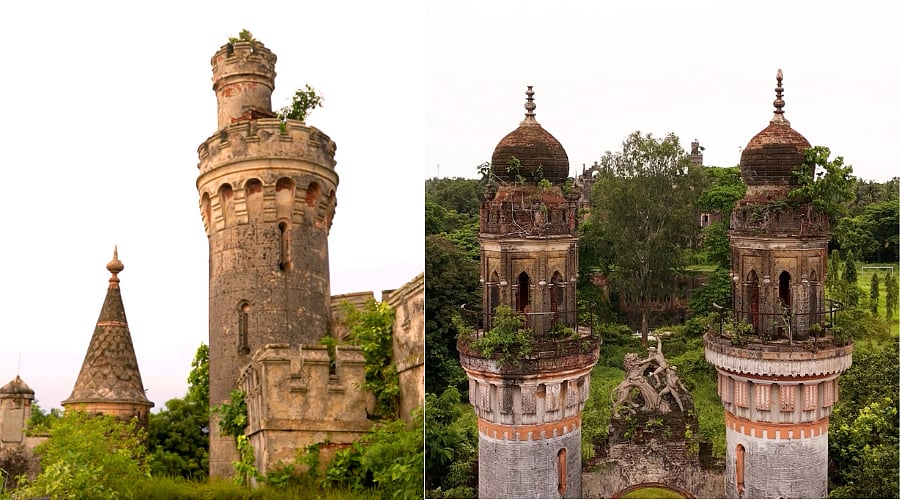 The castle-like towers