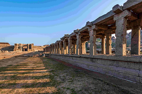The ruins of Hampi, once the heart of the Vijayanagara Empire