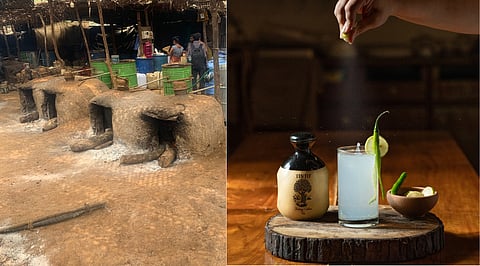 The making of feni, followed by a glass of the much loved drink