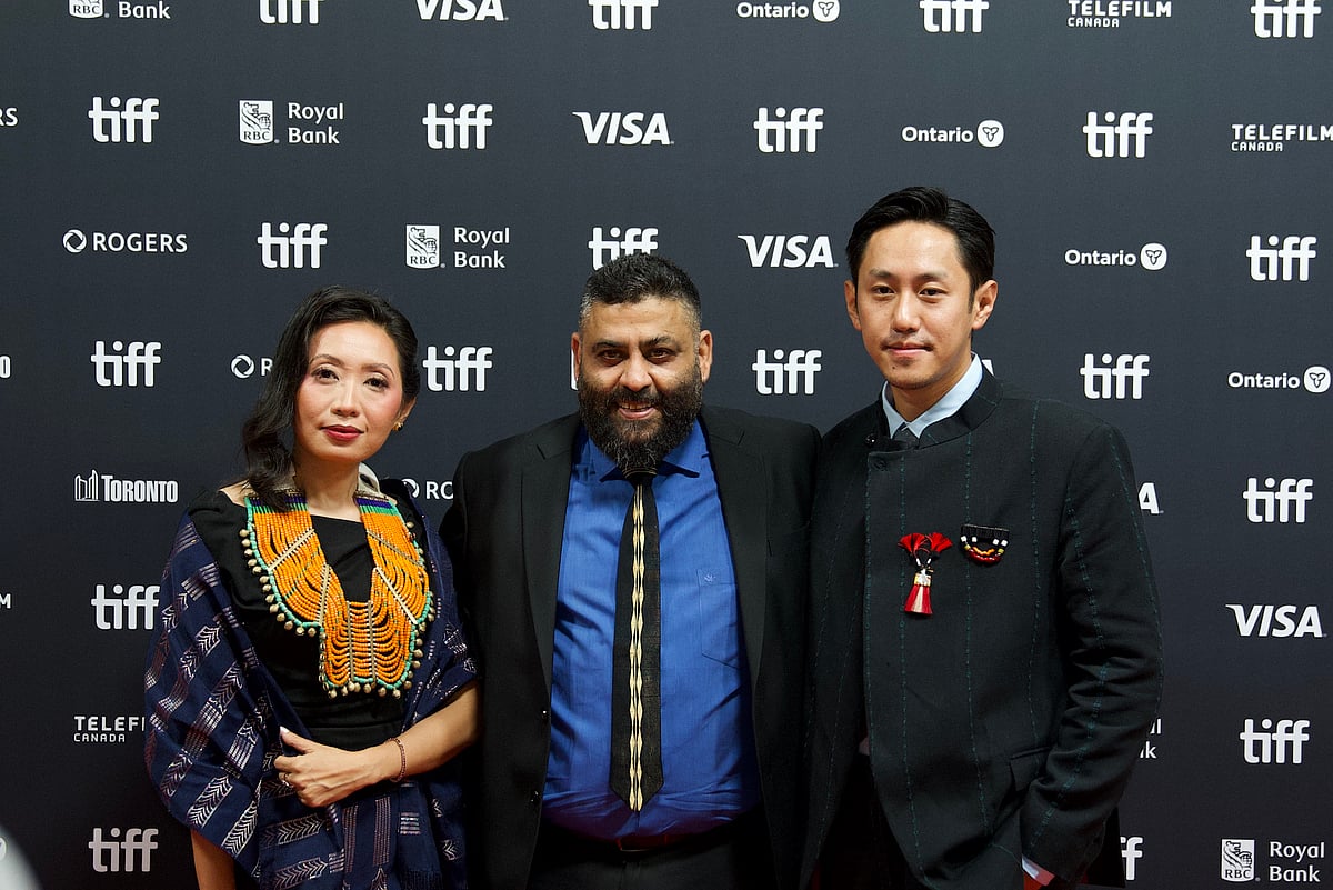 TIFF : L-R: Nancy Nisa Beso, Gaurav Dhingra, Theja Rio