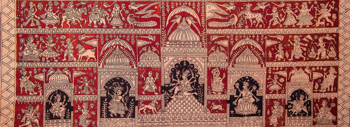 Gujarat Tourism : Mata Ni Pachedi shrine