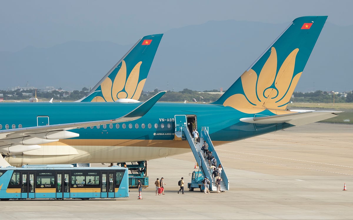Vietnam Airlines at Danang International Airport