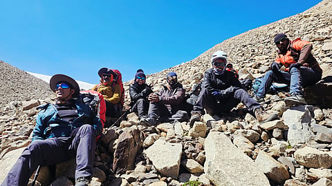 The team completed three first ascents during the Chang Chenmo Expedition 2026