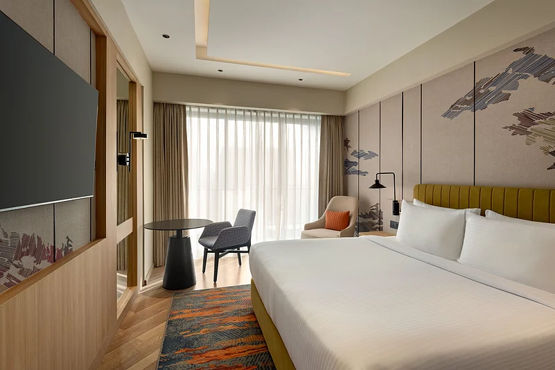 Standard King Bed Room at Ramada Encore by Wyndham Gurugram Dwarka Expressway