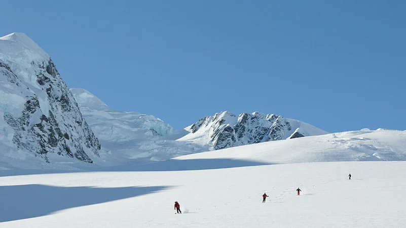 The Darwin Icefall in the Tasman Glacier region