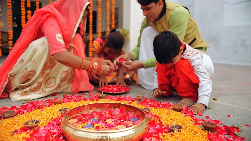 Diwali commemorates the nirvana, final liberation, of Mahavira for Jains