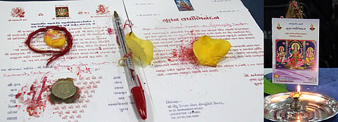 The word chopda refers to an account book