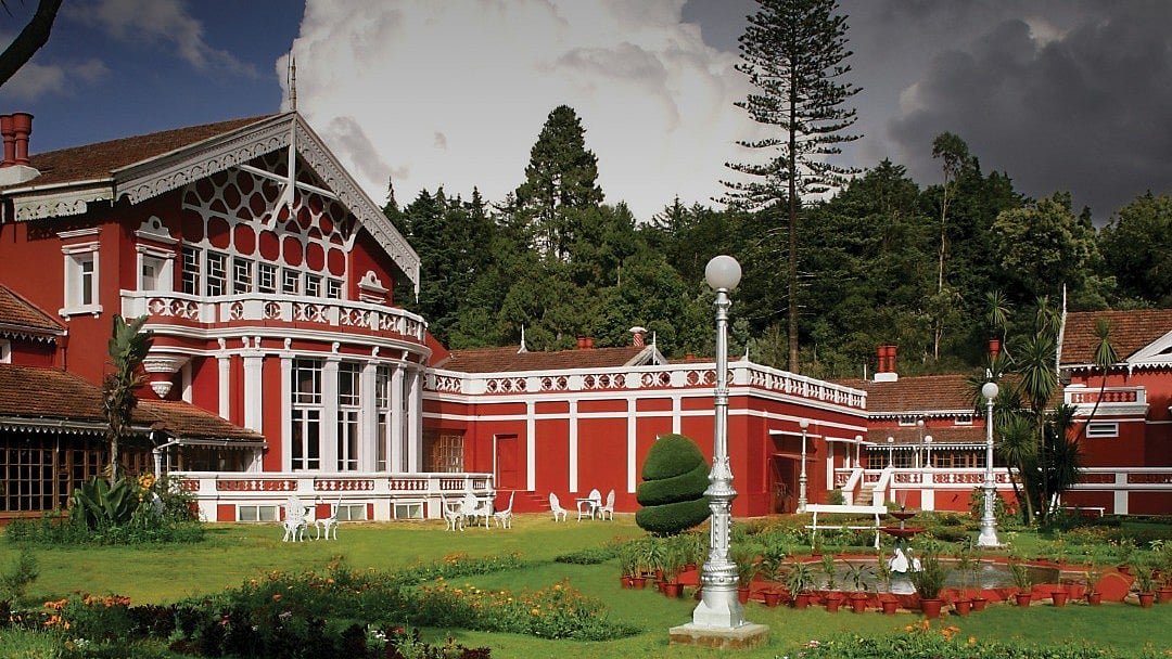 A view of colonial-style Fernhills Royal Palace