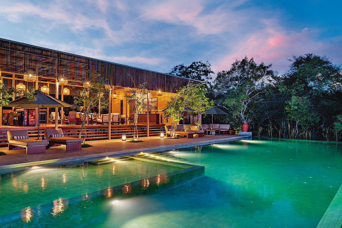 Supplied : Taru Villas Villu offers seven private-pool chalets beside the park