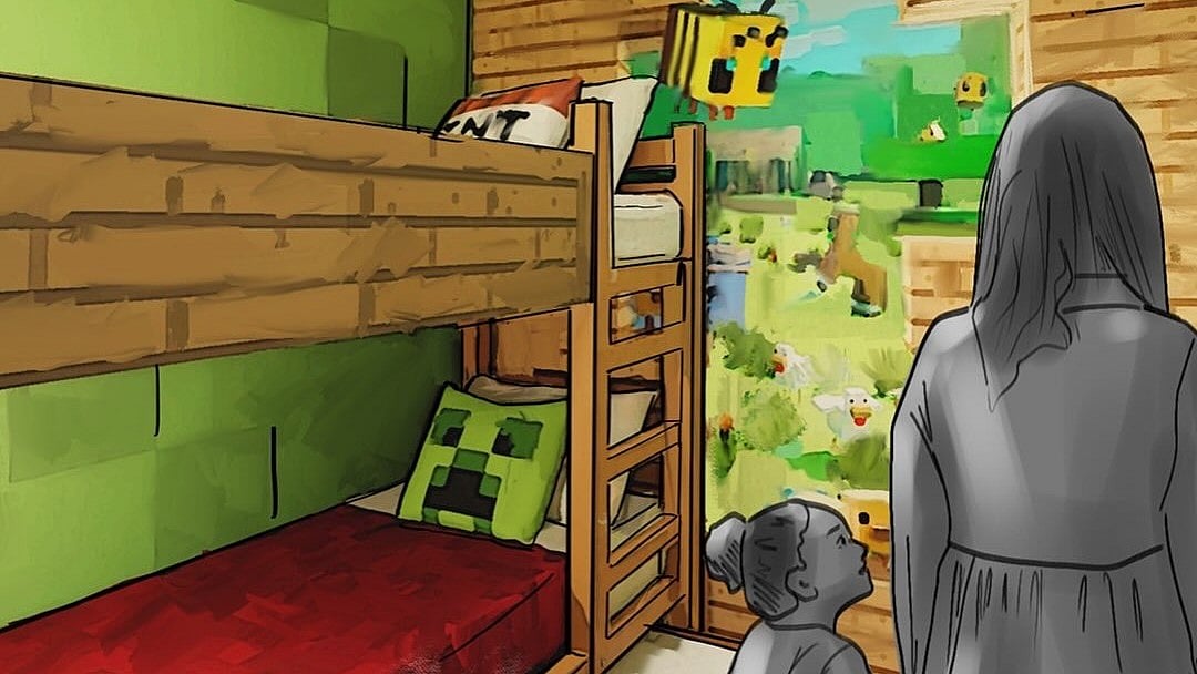 The Minecraft World Hotel will feature 69 rooms inspired by the games pixelated landscapes, blocks and creatures, with themed corridors designed to resemble mine tunnels